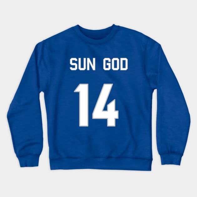 Sun God Crewneck Sweatshirt by Aussie NFL Fantasy Show